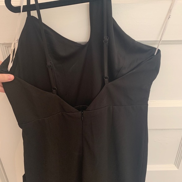 Lulus One Shoulder Black Mermaid Formal Dress, Size XL - Picture 14 of 14